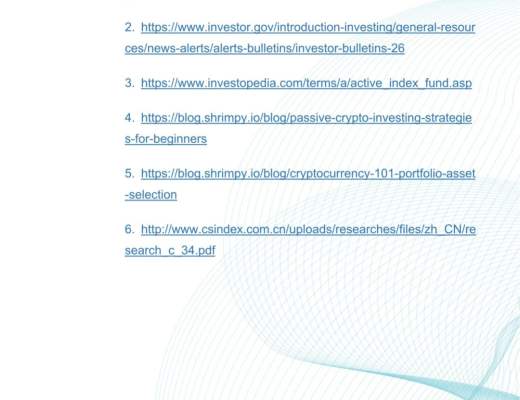 金色×仟峰资本 | 研报:加密货币指数投资报告