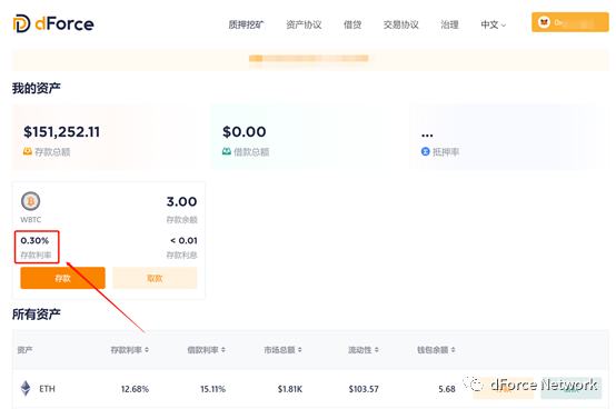 dForce借贷协议教程（存款及借款）