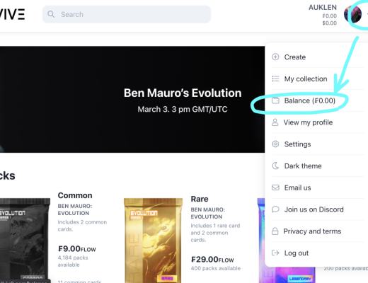 VIV3 购买 Ben Mauro 进化系列 NFT 教程