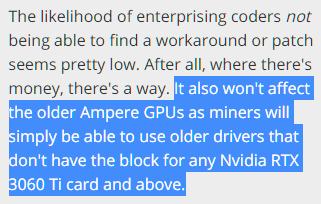 别以为英伟达开始打击挖矿 你就能买到新显卡了