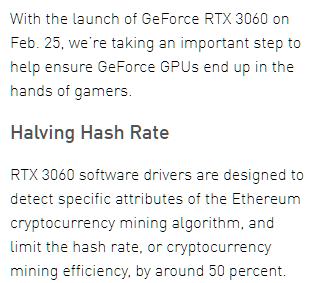 别以为英伟达开始打击挖矿 你就能买到新显卡了