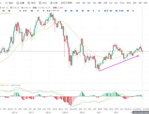 美国刺激法案通过利好 不敌全球股票普跌 比特币反弹被打断 继续高位做空/3月8日