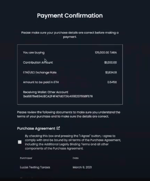 Taraxa代币公开发行申购教程