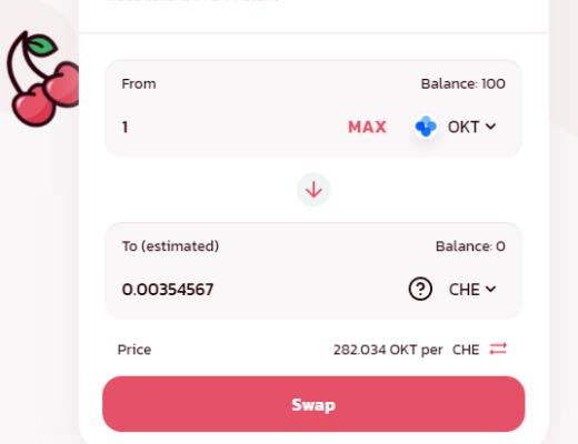 CherrySwap使用教程(公测版)