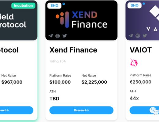 牛市不完打新不死 目前几个找新项目的IDO平台