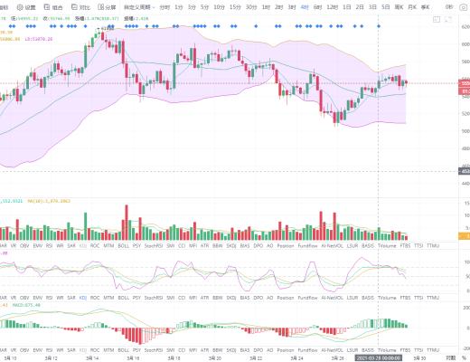 火丶羽白：大饼多次试探57000附近无功而返 日内看回调