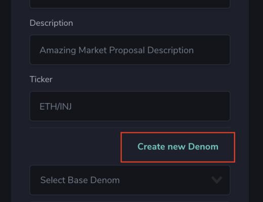 Injective 治理提案：现货市场