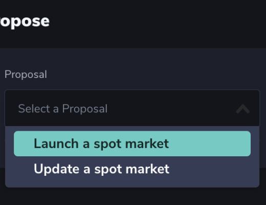 Injective 治理提案：现货市场