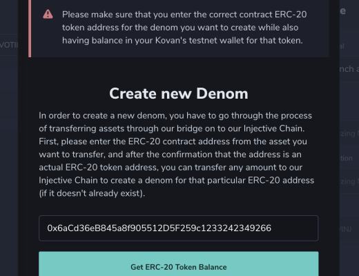 Injective 治理提案：现货市场