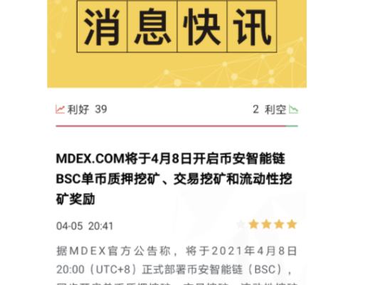 4月6日-4月12日|HECO每日快讯