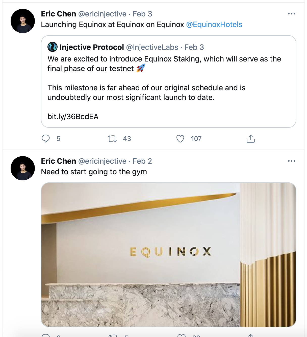 Injective :一文了解如何玩转 Equinox Staking