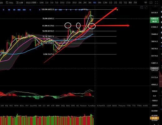 币圈战神：来回洗盘,大趋势上涨并未改变;