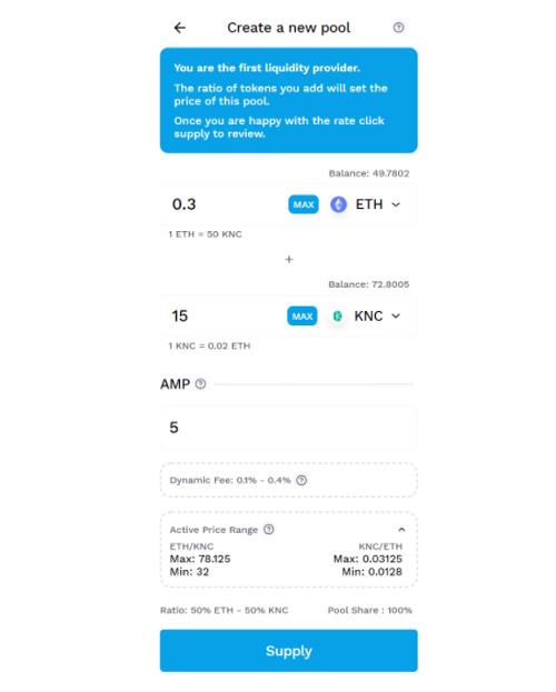 Kyber 动态做市商 beta 版上线