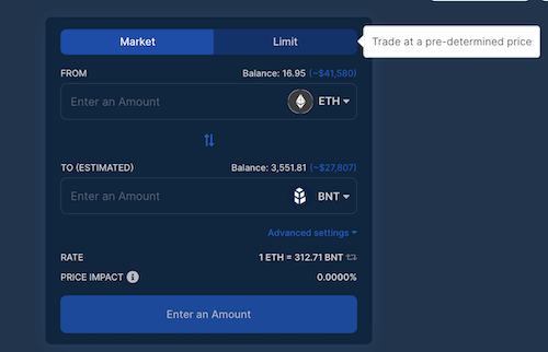 3分钟玩转无gas费的Bancor限价单功能