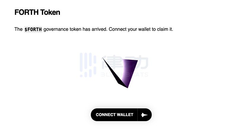 Ampleforth治理代币FORTH空投领取教程