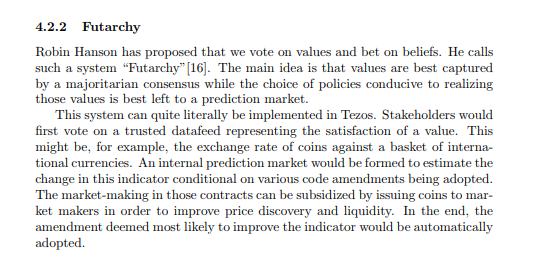 基于 Futarchy治理的案例：Amoveo、Tezos、Gnosis