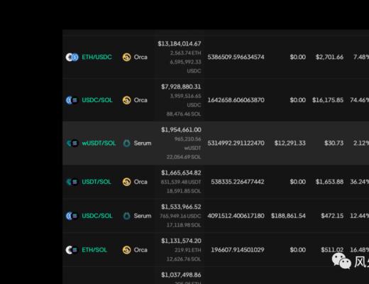 Solana生态项目初探