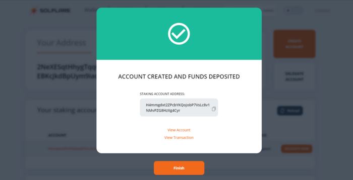 SolFlare 钱包质押 SOL 代币教程