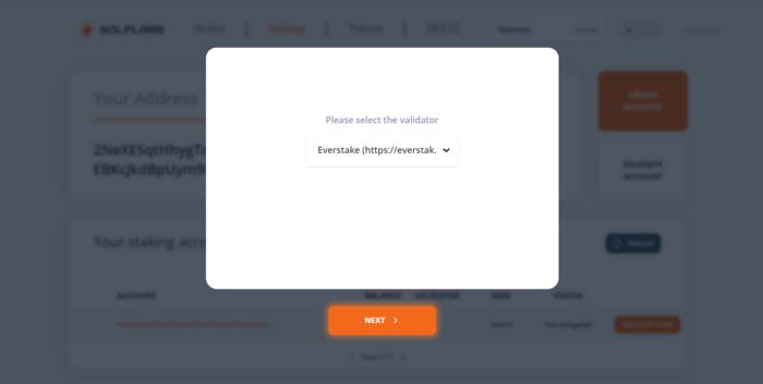 SolFlare 钱包质押 SOL 代币教程