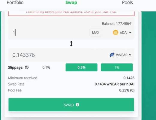 下一个空投地？Near钱包及Ref.Finance实操教程