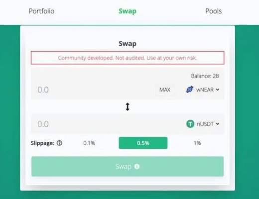 下一个空投地？Near钱包及Ref.Finance实操教程