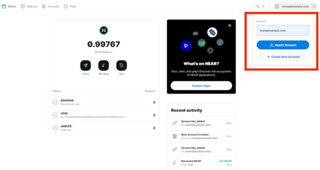 一份关于创建NEAR钱包和质押NEAR的详细教程