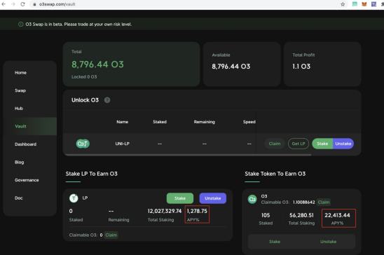 O3 Swap冰川挖矿指南