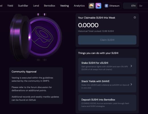 5分钟读懂Sushi生态各产品玩法