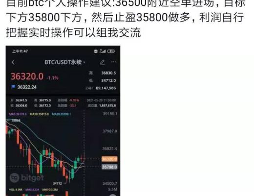 南山:529午盘建议BTC多空双向操作点位预判止盈提醒