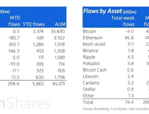 机构投资者的新宠儿 5月末机构资金 63% 流入以太坊