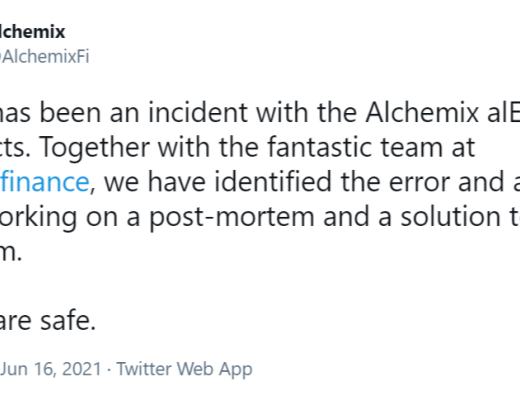 走过最长的路竟是自己的套路：Alchemix事件分析