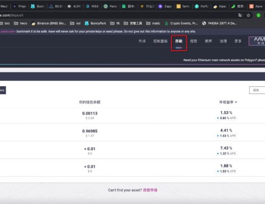 如何在Polygon上使用AAVE实现抵押借贷？