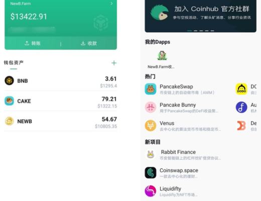 NewB.farm收益农场与CoinHub空投活动