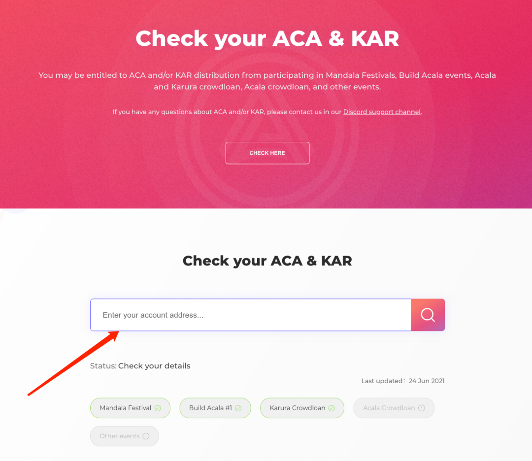 教程：Karura 网络地址创建与 KAR 奖励查询