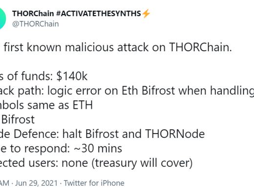 假币的换脸戏法：技术拆解 THORChain 跨链系统“假充值”漏洞