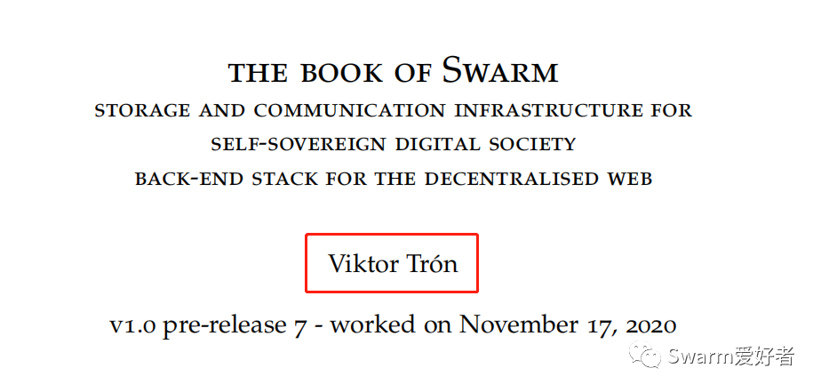 从“天王级”到“天亡级”？Swarm现状大起底