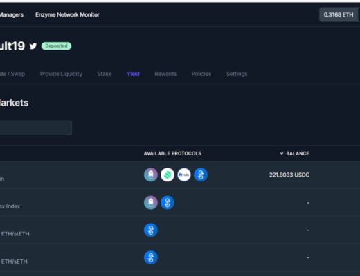 如何通过Enzyme Finance管理Yearn Vaults