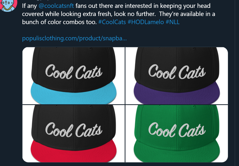 接棒Bored Ape 销售额1天暴涨近6倍 Cool Cats将是下一个NFT爆款？