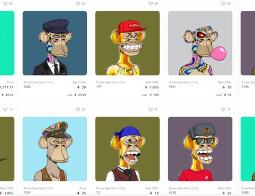 NFT领域最火爆的项目 竟然是一只“无聊的猴子”