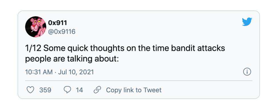 一文读懂以太坊「重组」 不再担忧甚至会爱上 MEV