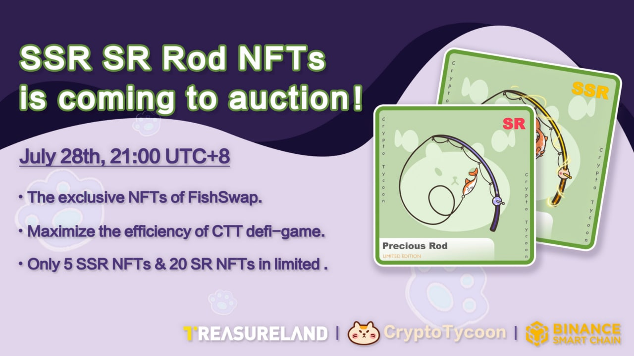 如何参与CryptoTycoon在Treasureland的首场NFT拍卖？