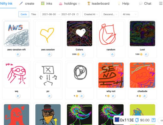Nifty Ink:一键创作你的第一幅NFT加密画