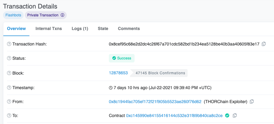 THORChain连遭三击 黑客会是同一个吗？