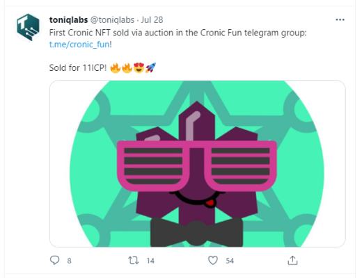 DFINITY周报第5期：首个NFT交易市场 生态专访等