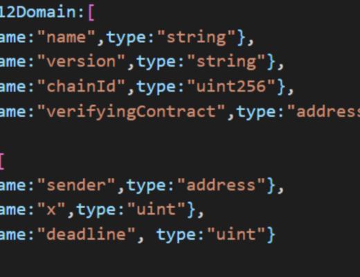 一个示例来解释EIP-712