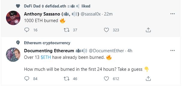 伦敦升级助推以太坊币价逼近 2800 美元： EIP1559 数小时内烧毁近 1500 枚以太坊