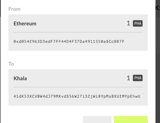 首个 Kusama - ETH 桥在 Khala 平行链上线