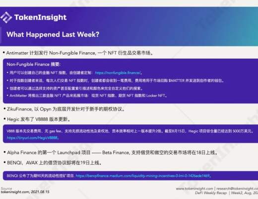 DeFi 市场复苏 GameFi 的夏天依旧火热