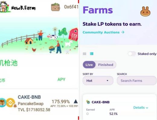 NewB.Farm收益农场即将开启单币质押 获取BNB奖励