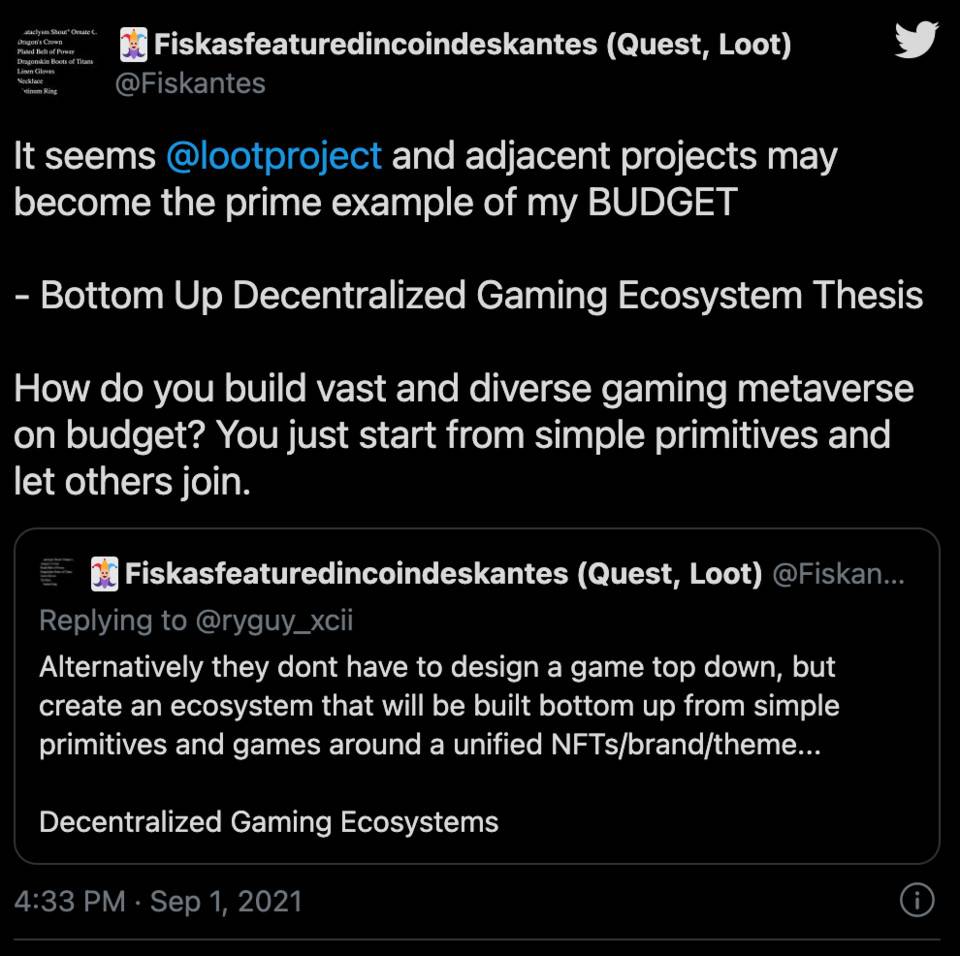 Darren Lau：为什么这么多人爱 Loot？